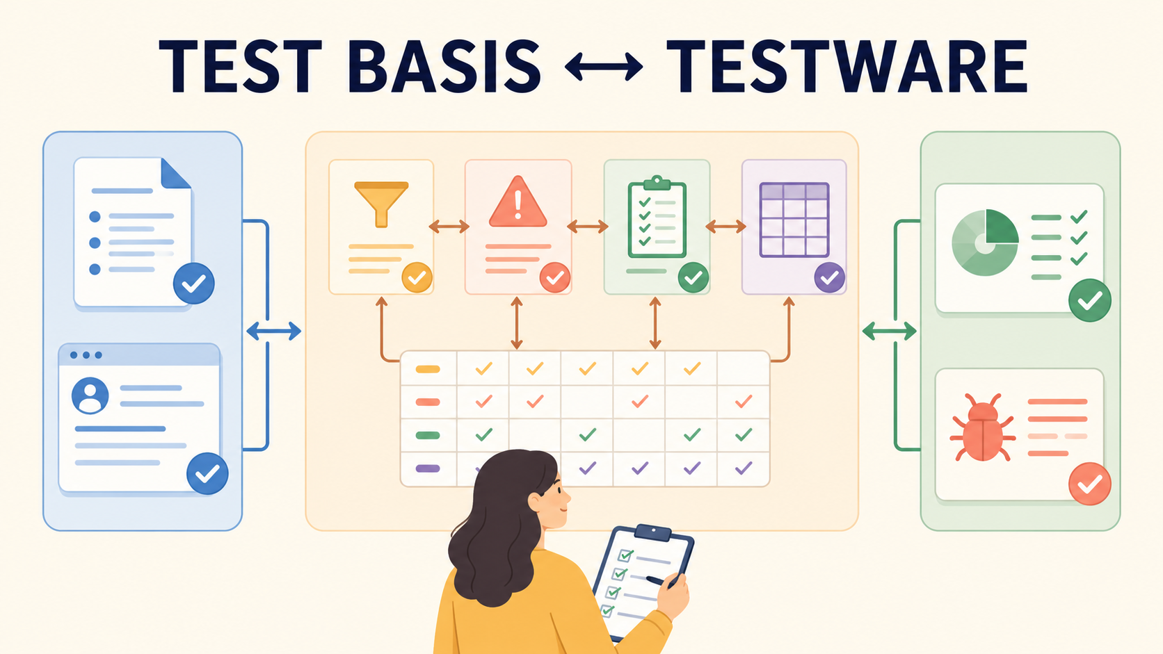 Traceability giữa Test Basis và Testware trong ISTQB